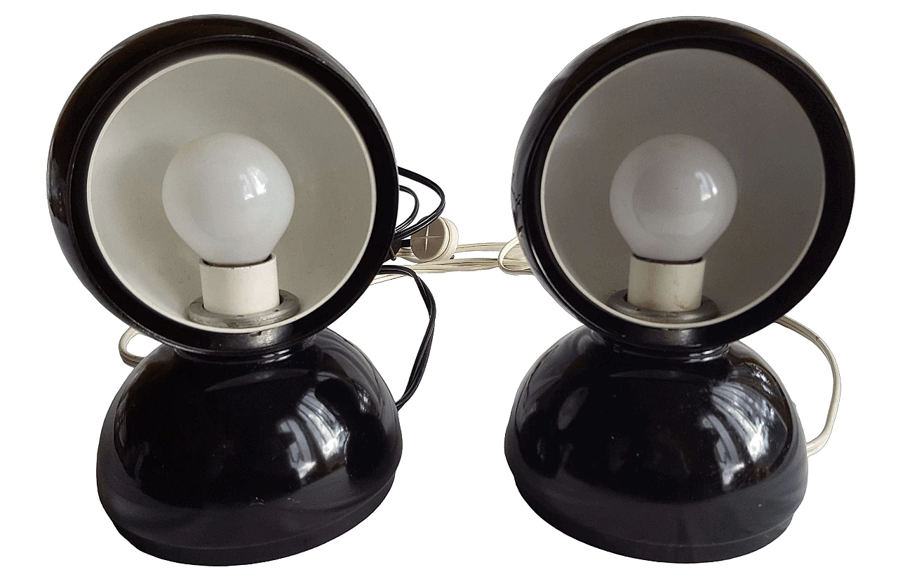 Pair of Eclisse lamps by Vico Magistretti for Artemide, 1980s 18