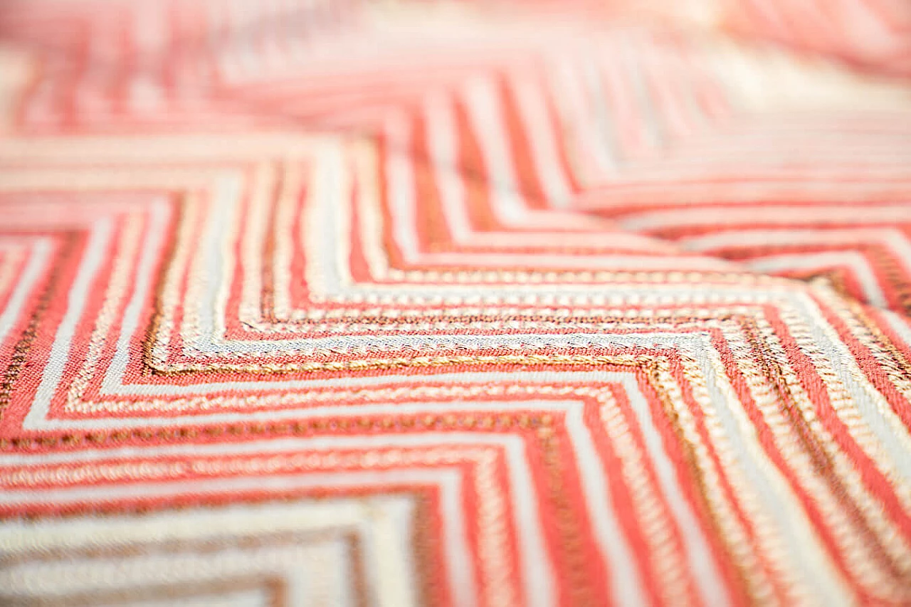 Divano letto in legno, ferro e tessuto Frau, anni '70 10