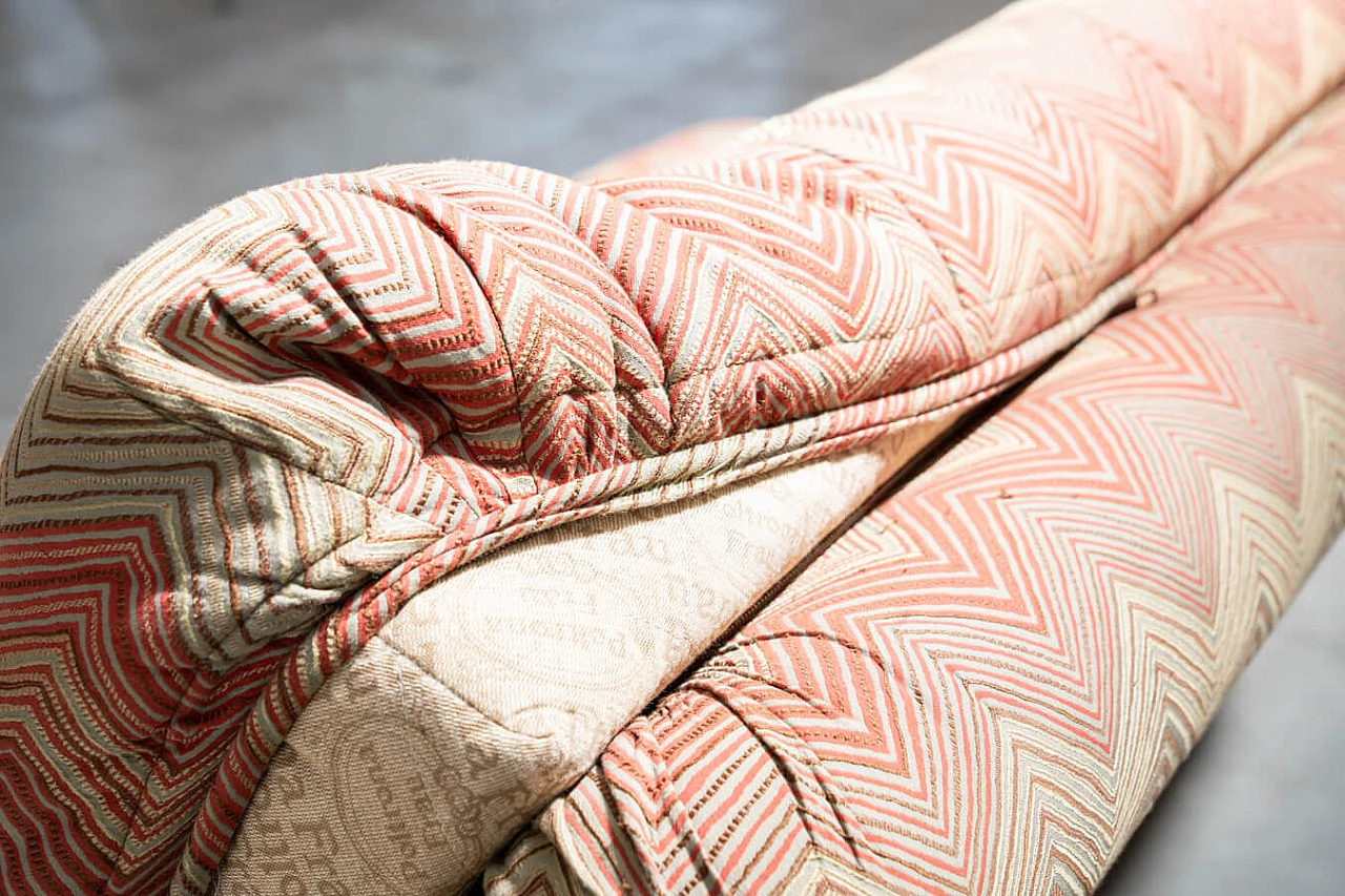 Divano letto in legno, ferro e tessuto Frau, anni '70 16