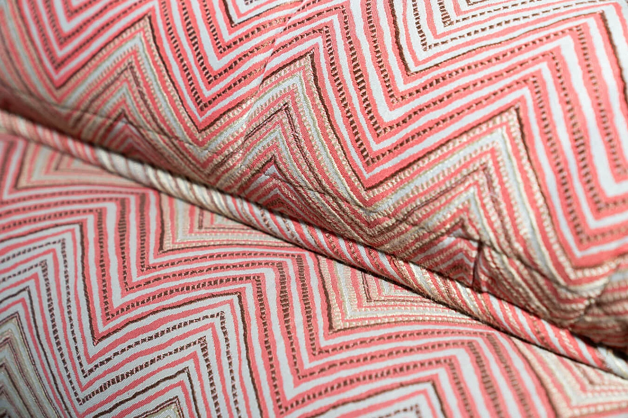 Divano letto in legno, ferro e tessuto Frau, anni '70 17