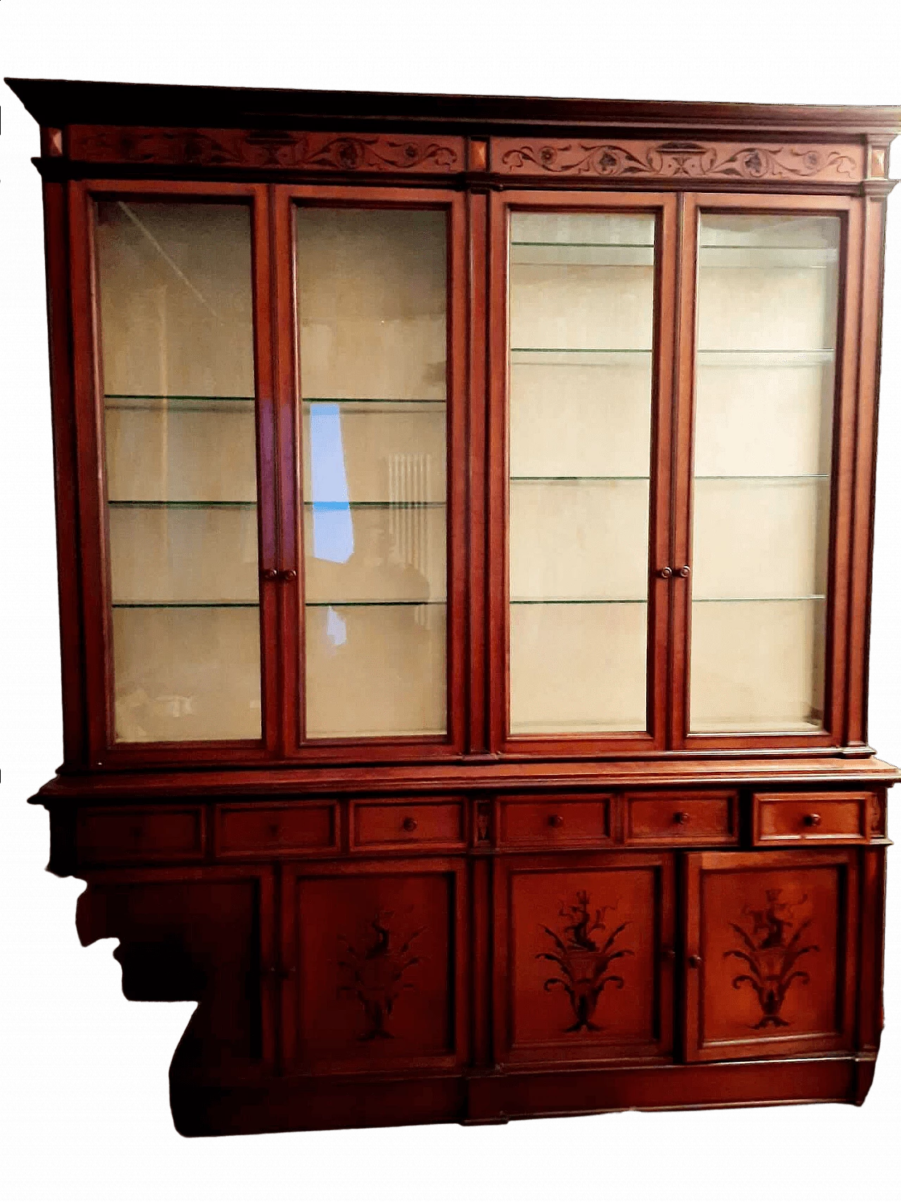 Libreria in legno, fine '800 5