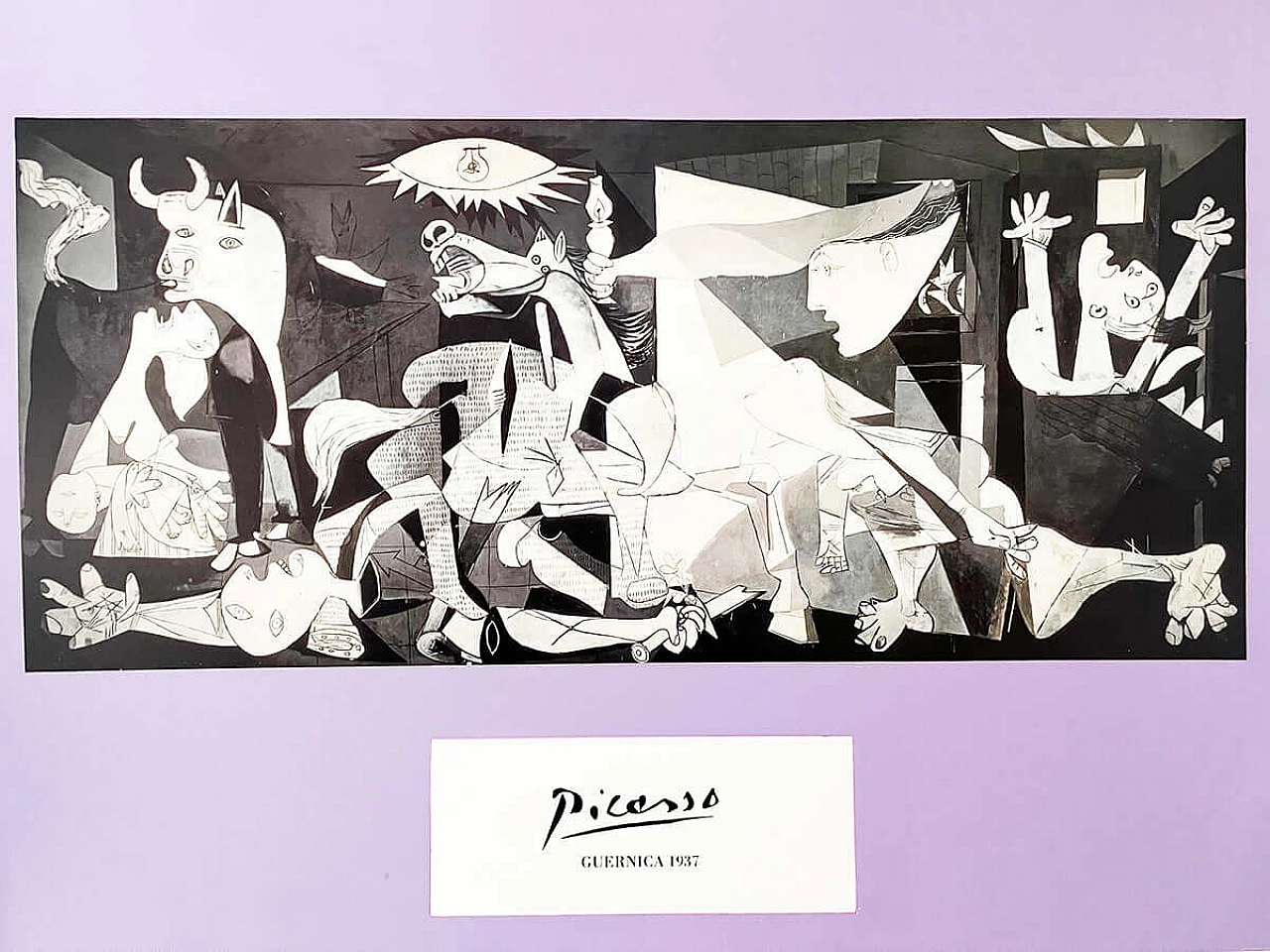 Poster of Guernica by Pablo Picasso, 1937 2