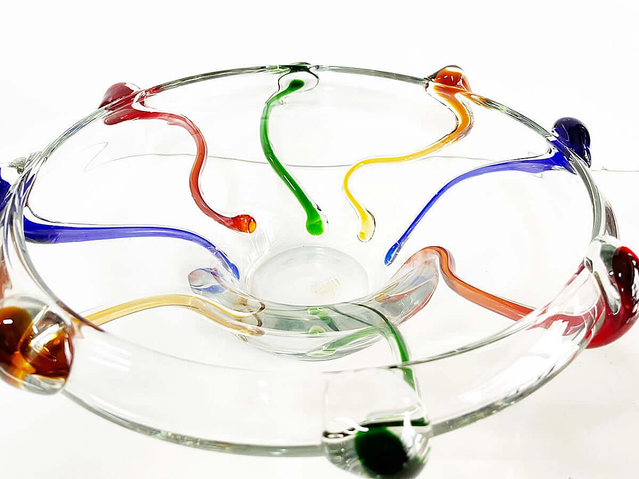 Murano glass bowl by Sim, 1980s 1
