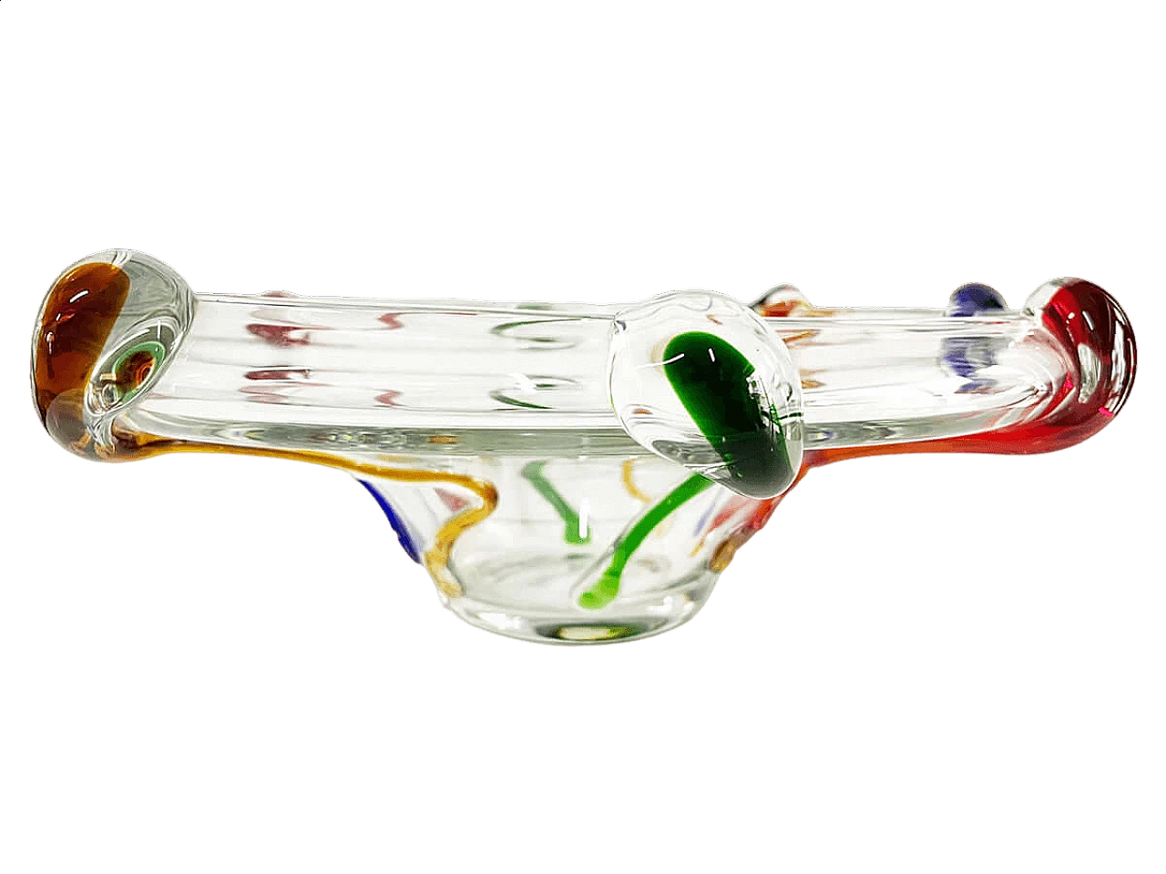 Ciotola in vetro di Murano di Sim, anni '80 5