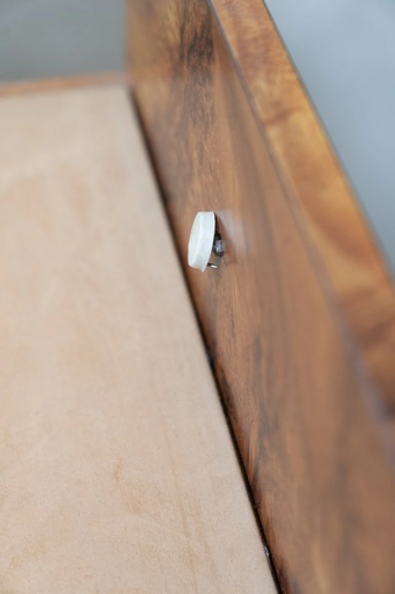 Briar-root, glass and gilded aluminum display counter, 1970s 18