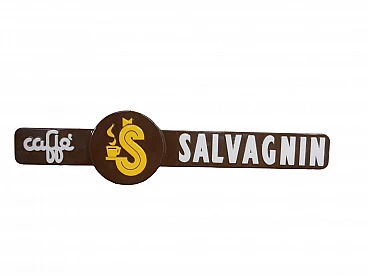 Plastic Caffè Salvagnin bar sign, 1970s