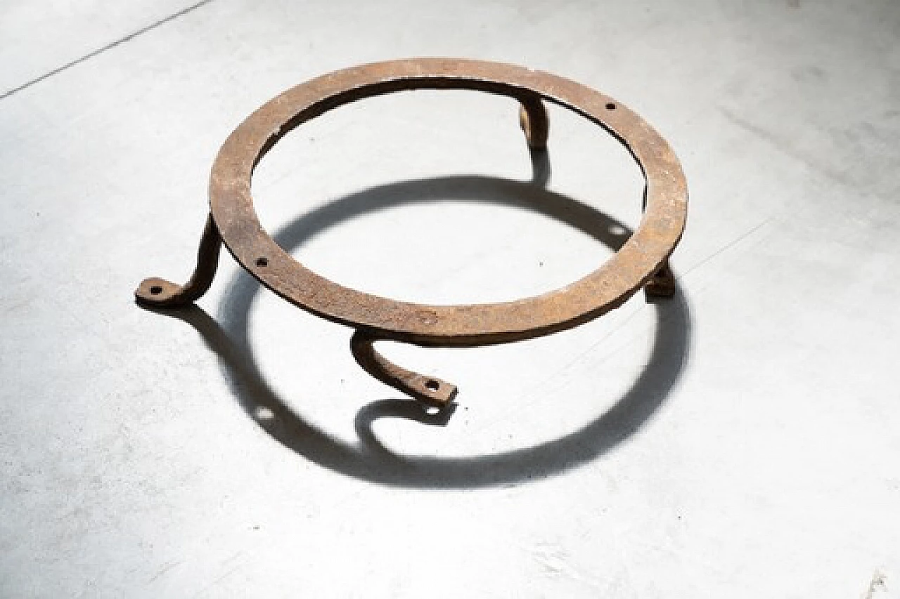 Copper cauldron with iron base, 19th century 11