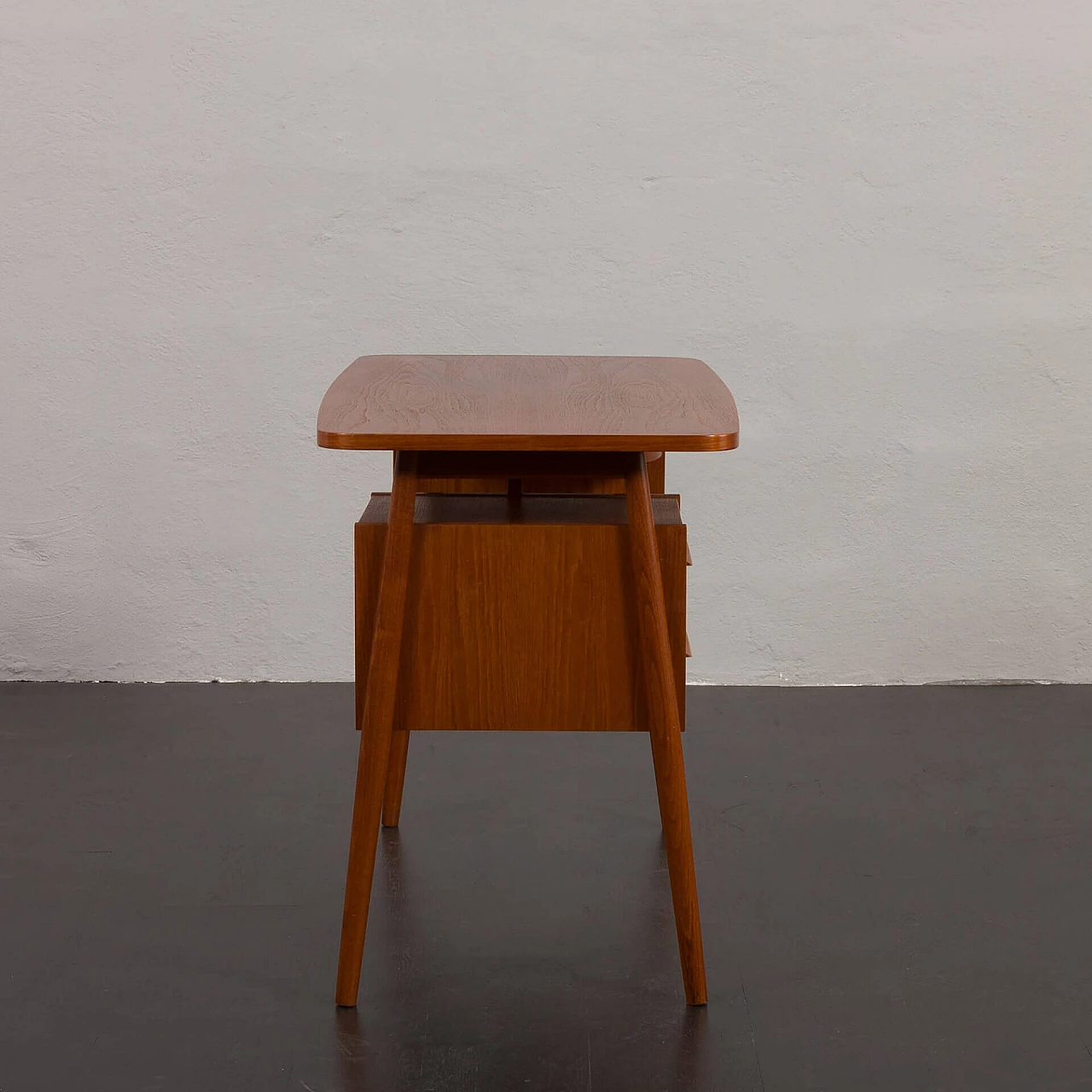 Danish teak desk by Gunnar Nielsen for Tibergaard, 1960s 9