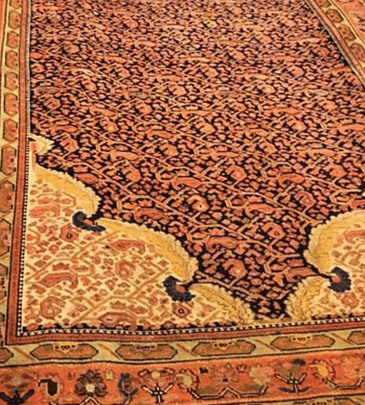 Large oriental rug, 19th century 4
