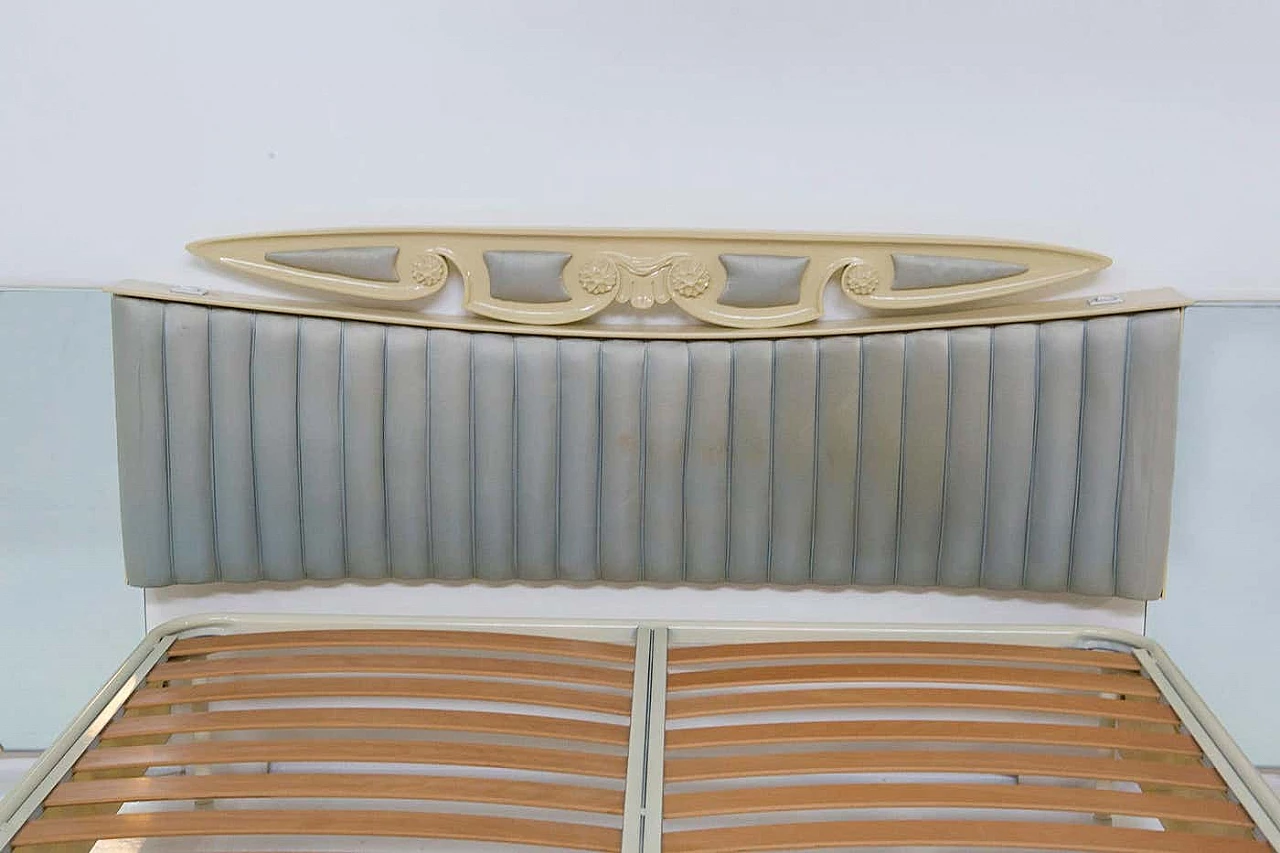 Letto matrimoniale con specchi attribuito a Giovanni Gariboldi per Gina Lollobrigida, anni '50 8