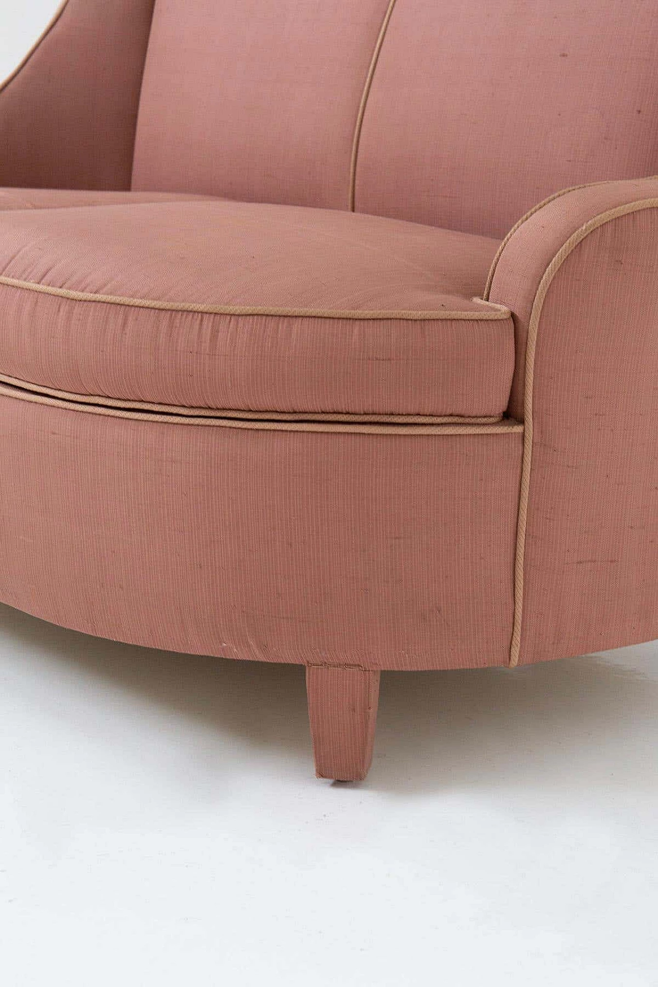 Two-seater fabric sofa attributed to Gio Ponti, 1950s 4