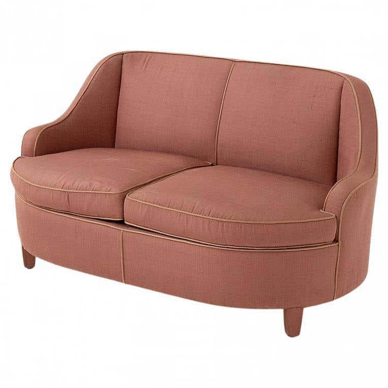 Two-seater fabric sofa attributed to Gio Ponti, 1950s 8