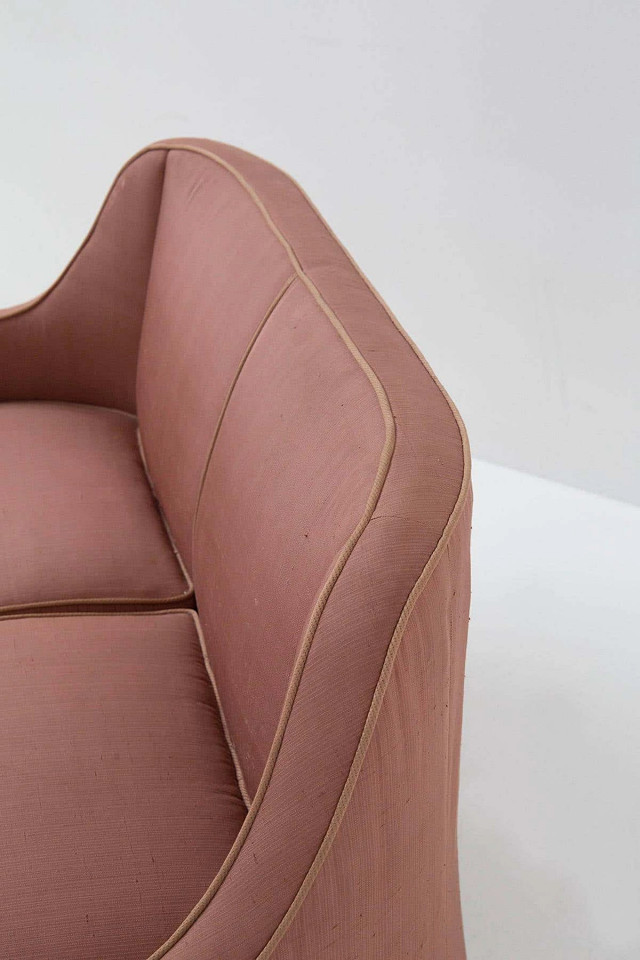 Two-seater fabric sofa attributed to Gio Ponti, 1950s 10