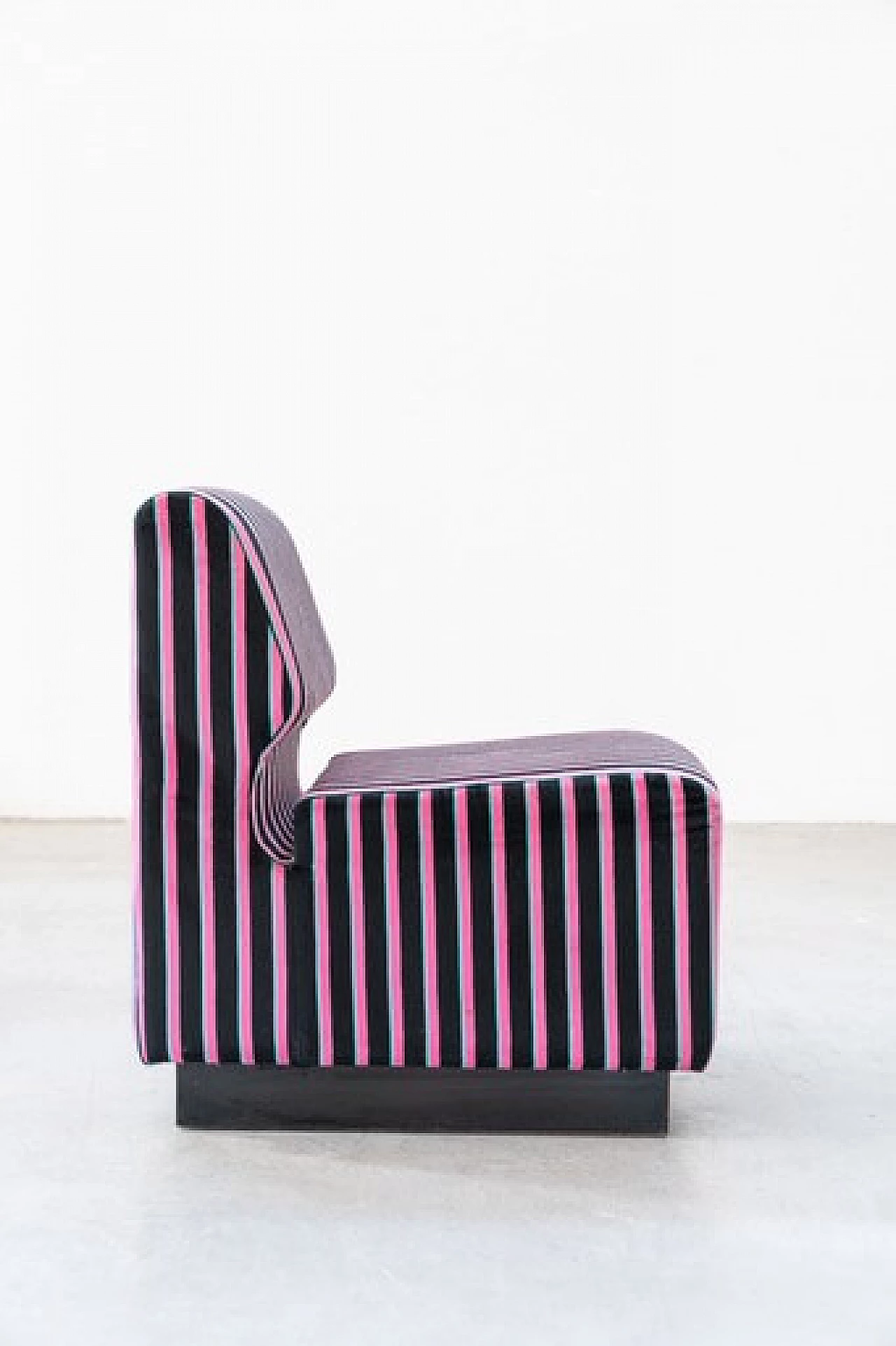 Striped fabric and plastic sofa with 13 modules by Cestari, 1990s 33