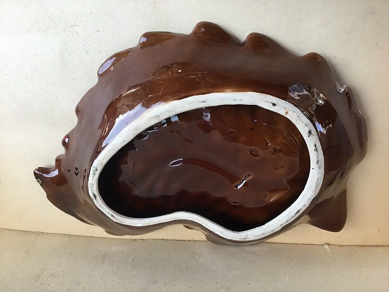 Centrotavola in ceramica smaltata di Vallauris, anni '50 3