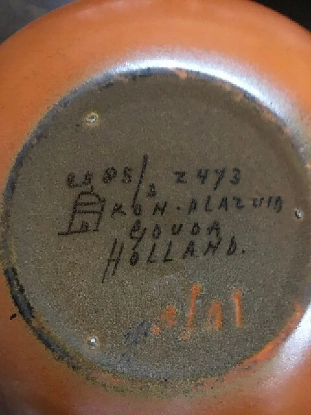 Vaso in ceramica di Leendert Johan Muller per Kon Plazuid Gouda, anni '30 7