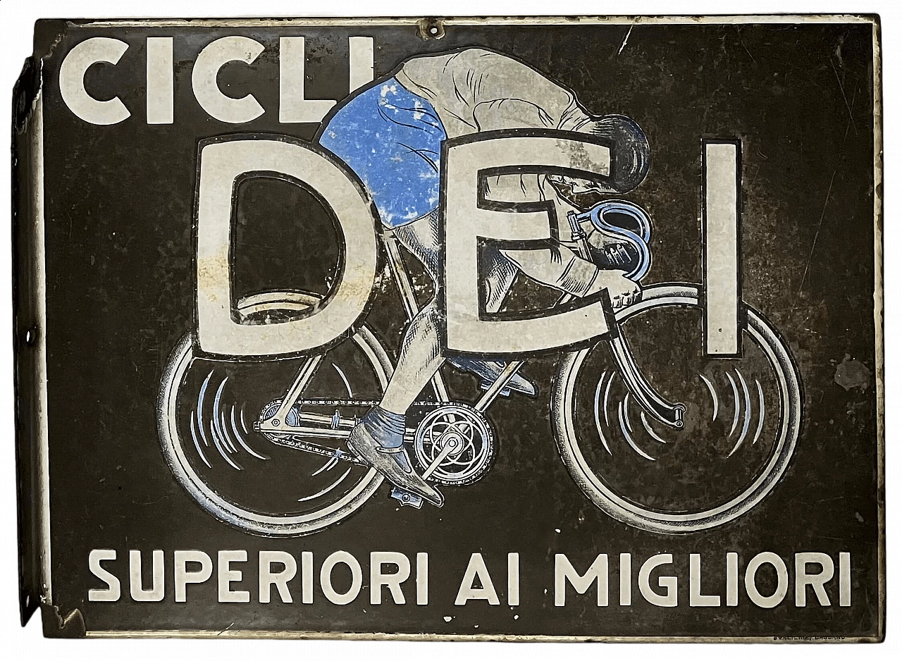 Sign with illustration of Umberto Dei by Marcello Dudovich, 1920s 4