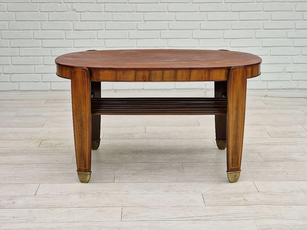 Art Deco teak and ash coffee table by Edmund Jørgensen, 1930s 3