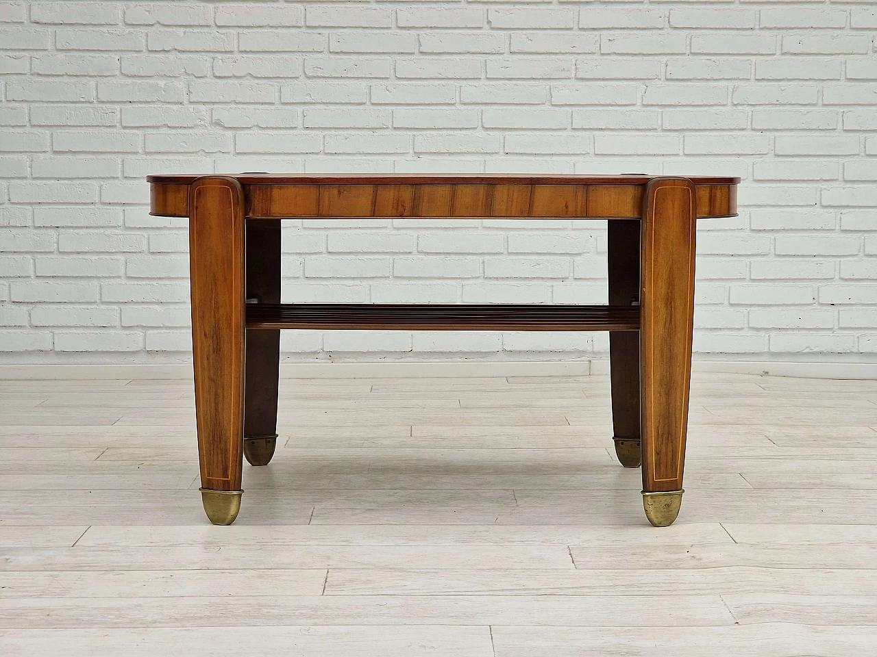 Art Deco teak and ash coffee table by Edmund Jørgensen, 1930s 5