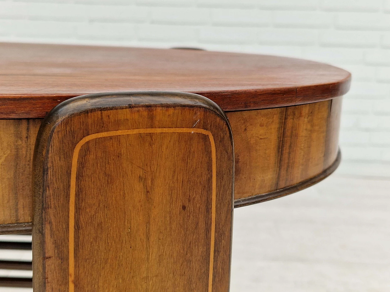 Art Deco teak and ash coffee table by Edmund Jørgensen, 1930s 6