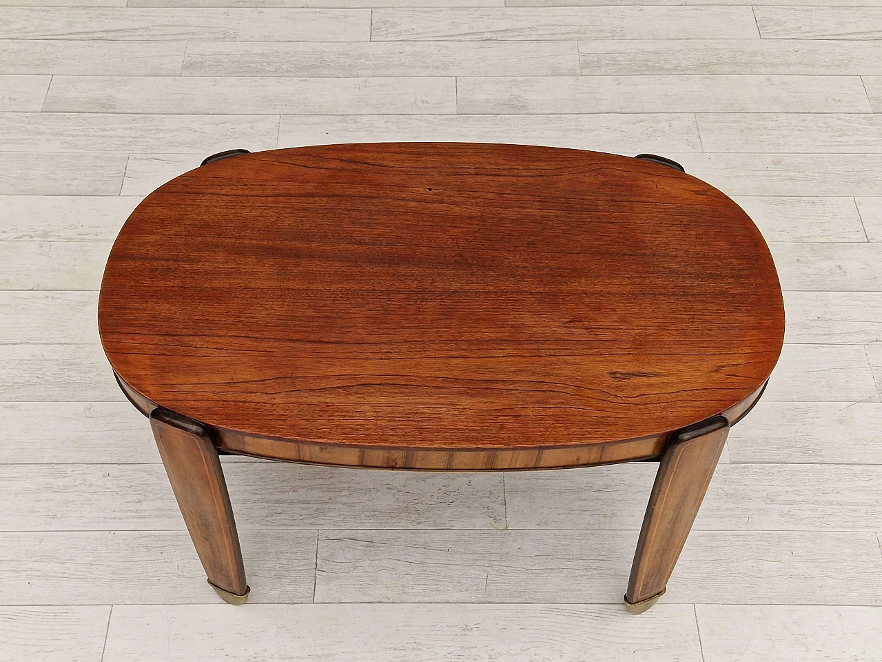 Art Deco teak and ash coffee table by Edmund Jørgensen, 1930s 9