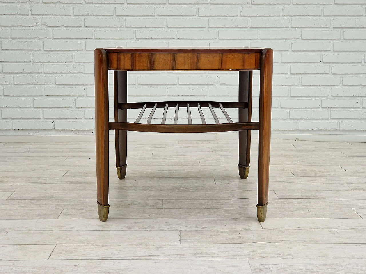 Art Deco teak and ash coffee table by Edmund Jørgensen, 1930s 10