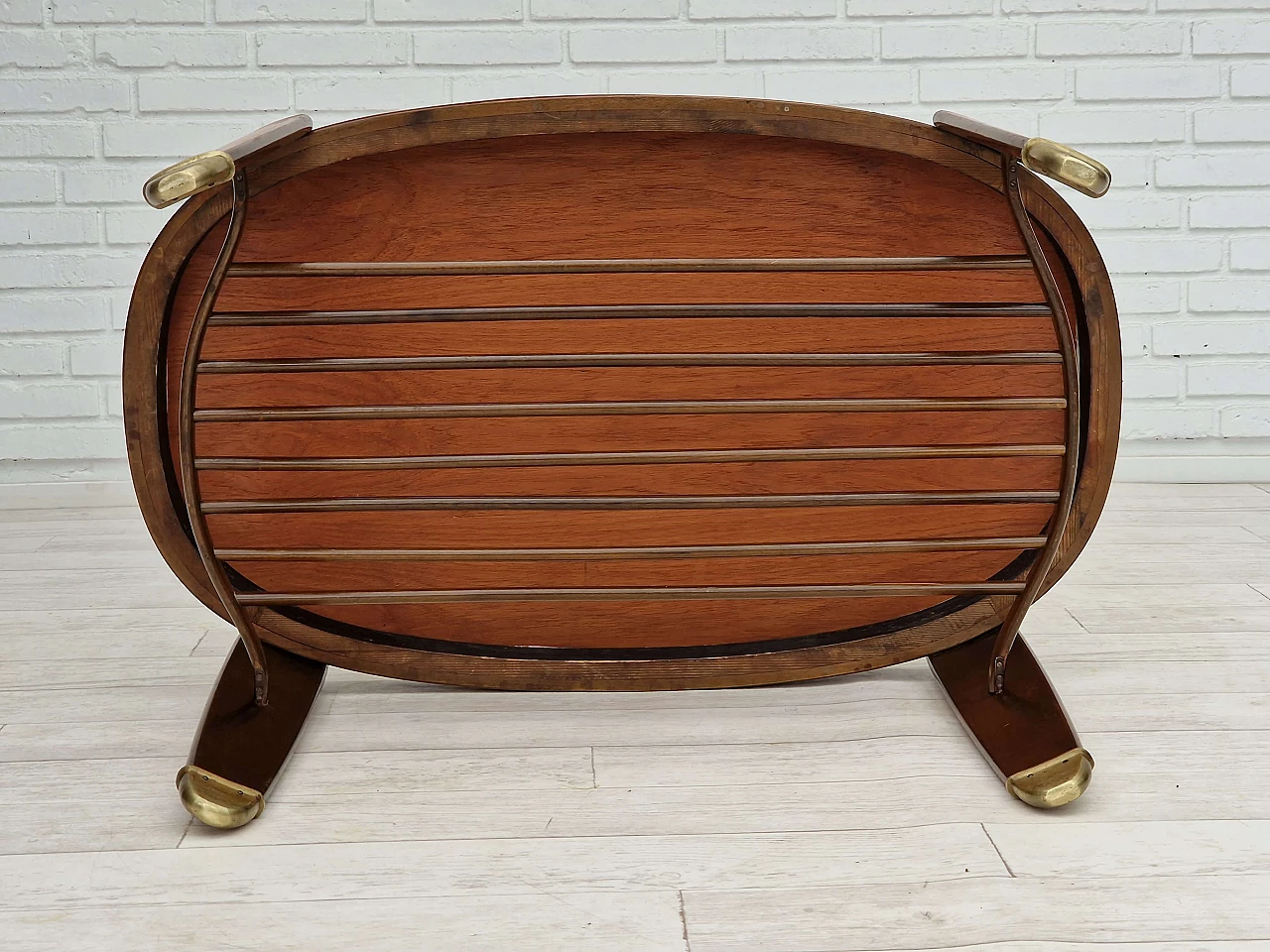 Art Deco teak and ash coffee table by Edmund Jørgensen, 1930s 13