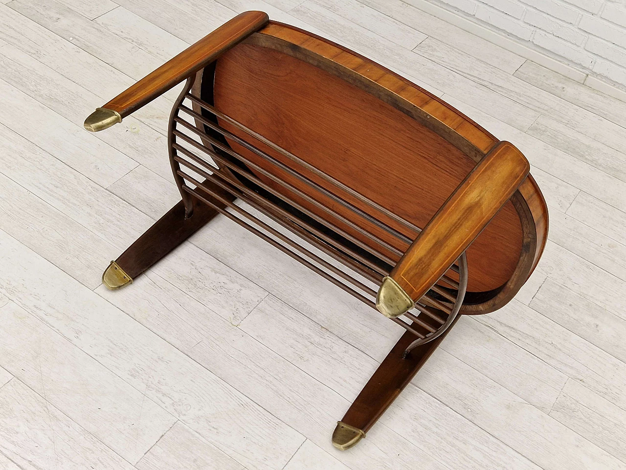 Art Deco teak and ash coffee table by Edmund Jørgensen, 1930s 15