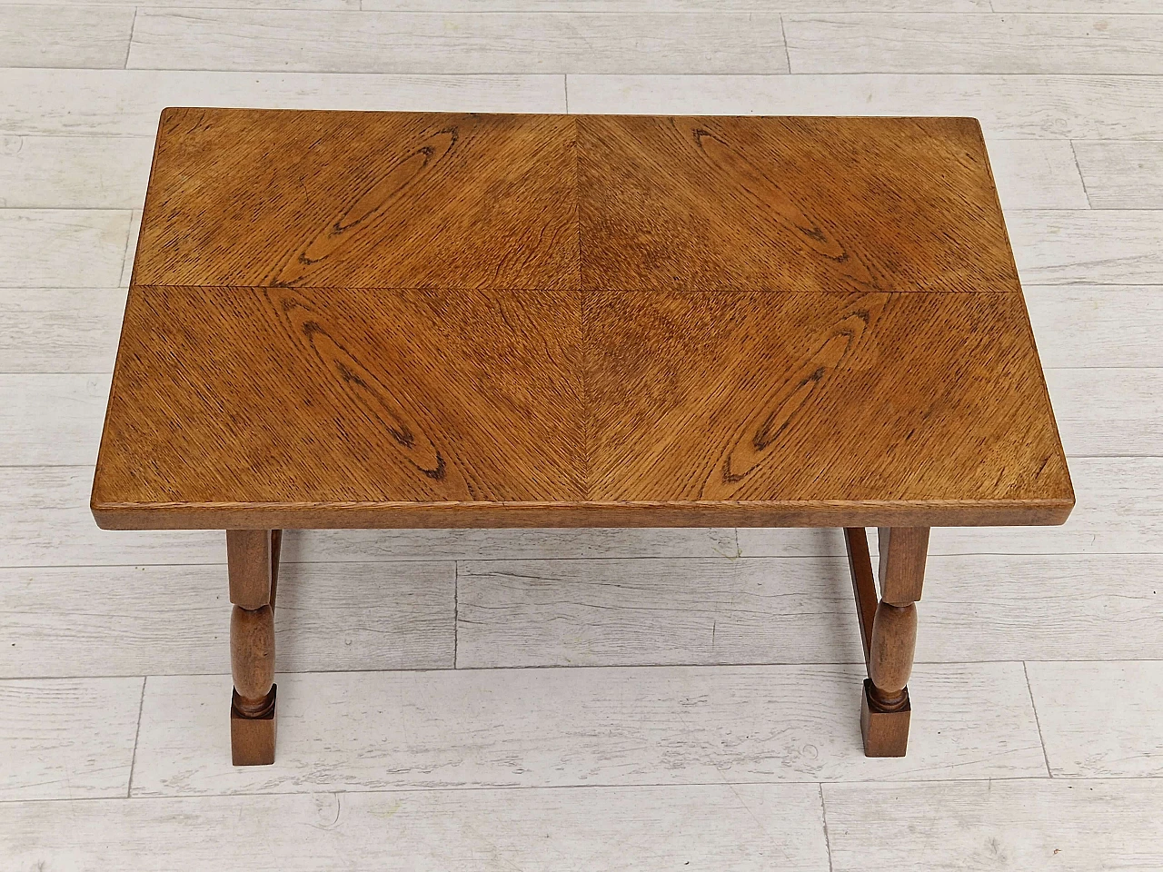 Danish oak coffee table, 1950s 3