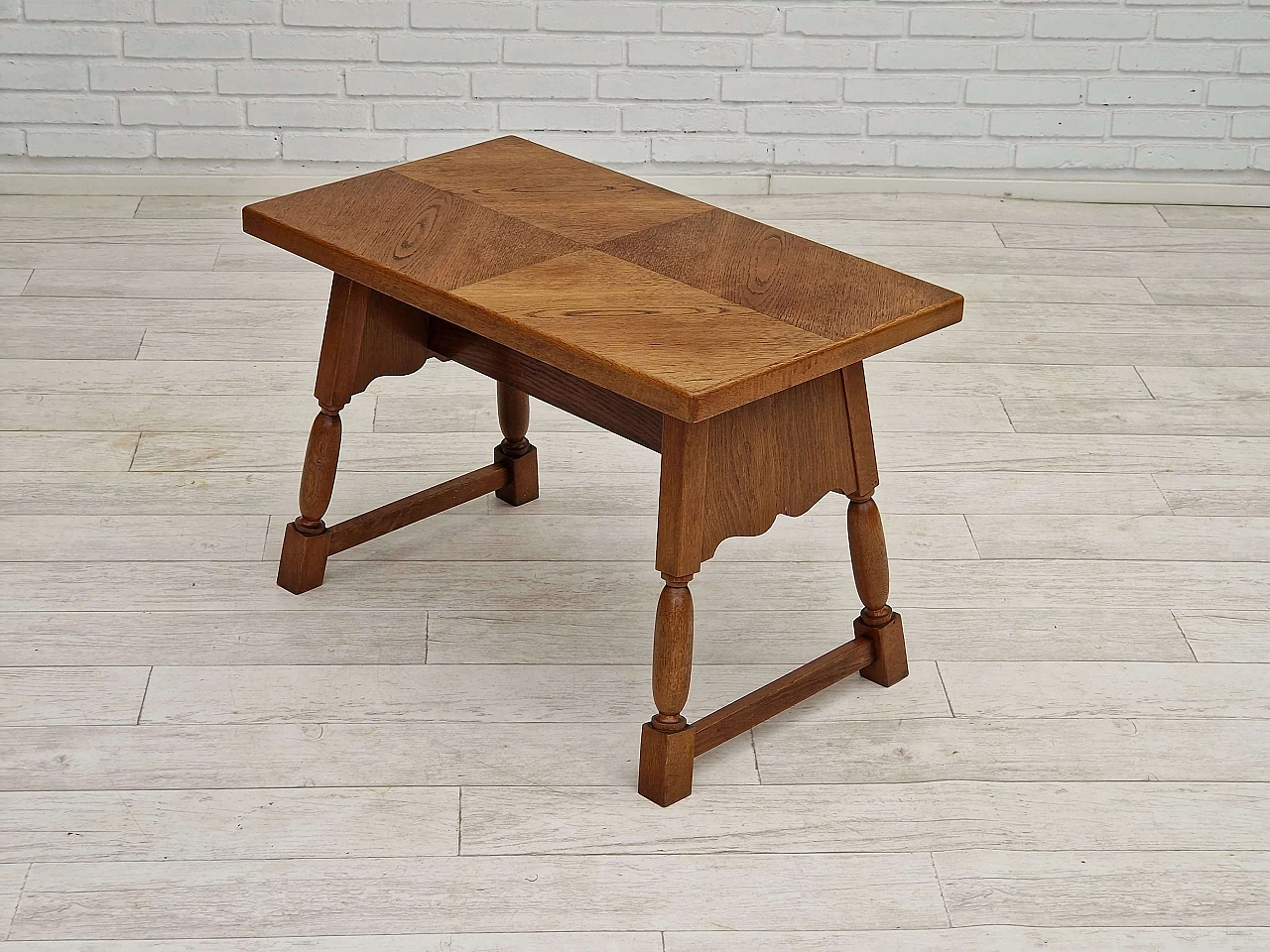 Danish oak coffee table, 1950s 4