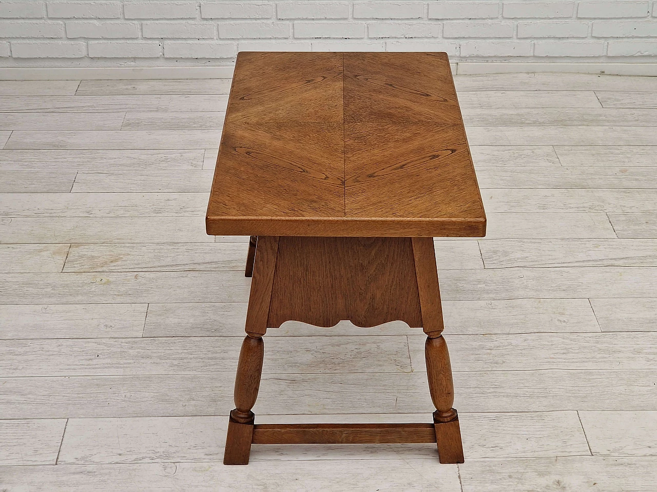 Danish oak coffee table, 1950s 8