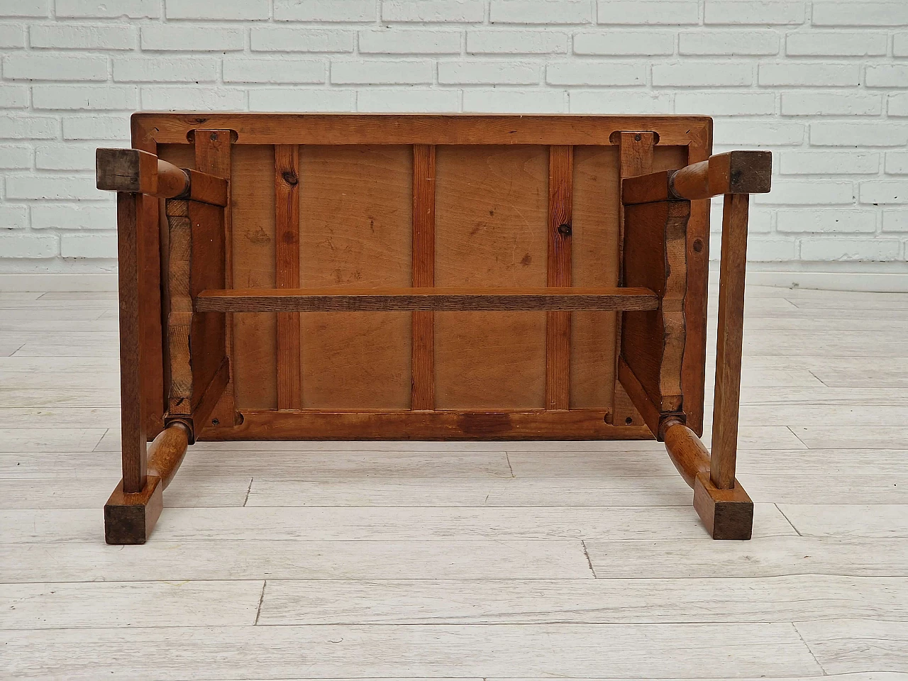 Danish oak coffee table, 1950s 11
