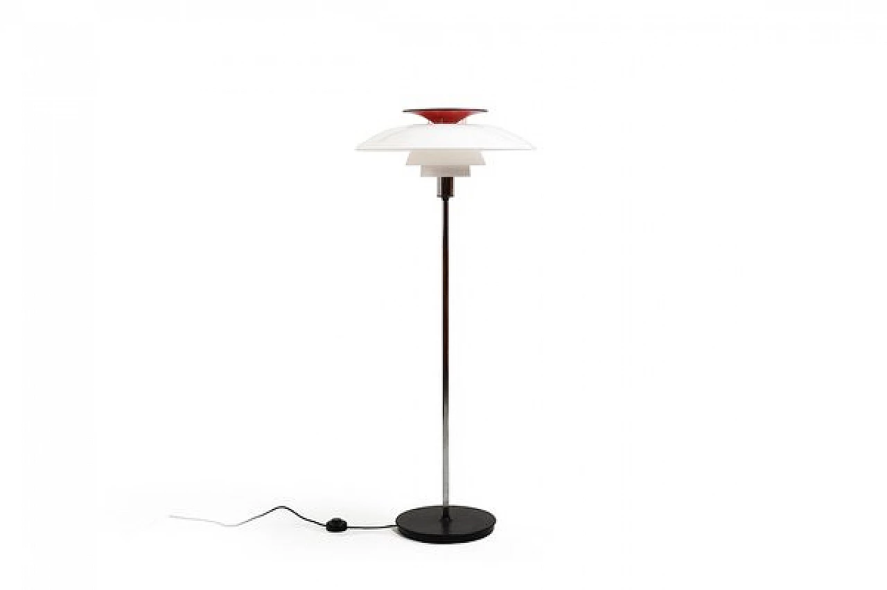 Lampada da terra PH80 di Poul Henningsen per Louis Poulsen, anni '80 1