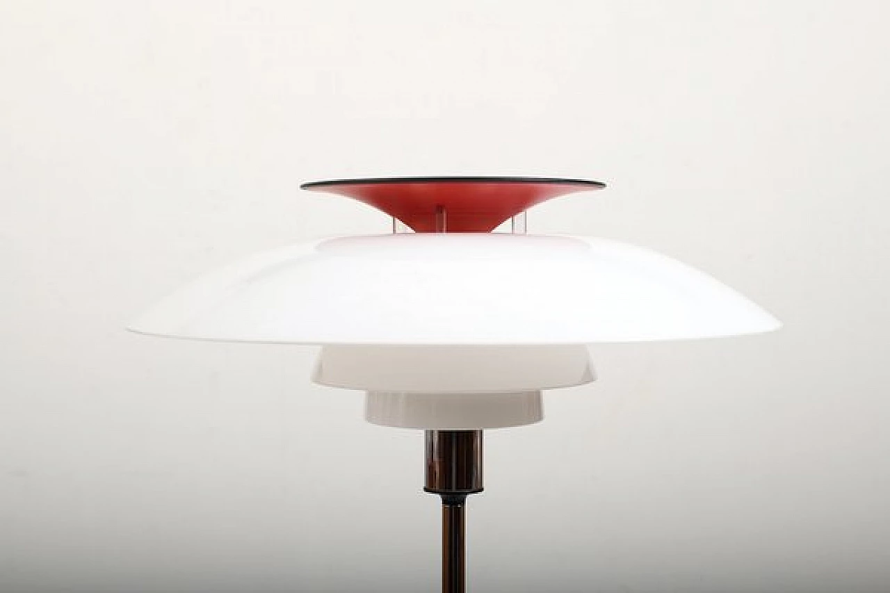 Lampada da terra PH80 di Poul Henningsen per Louis Poulsen, anni '80 2