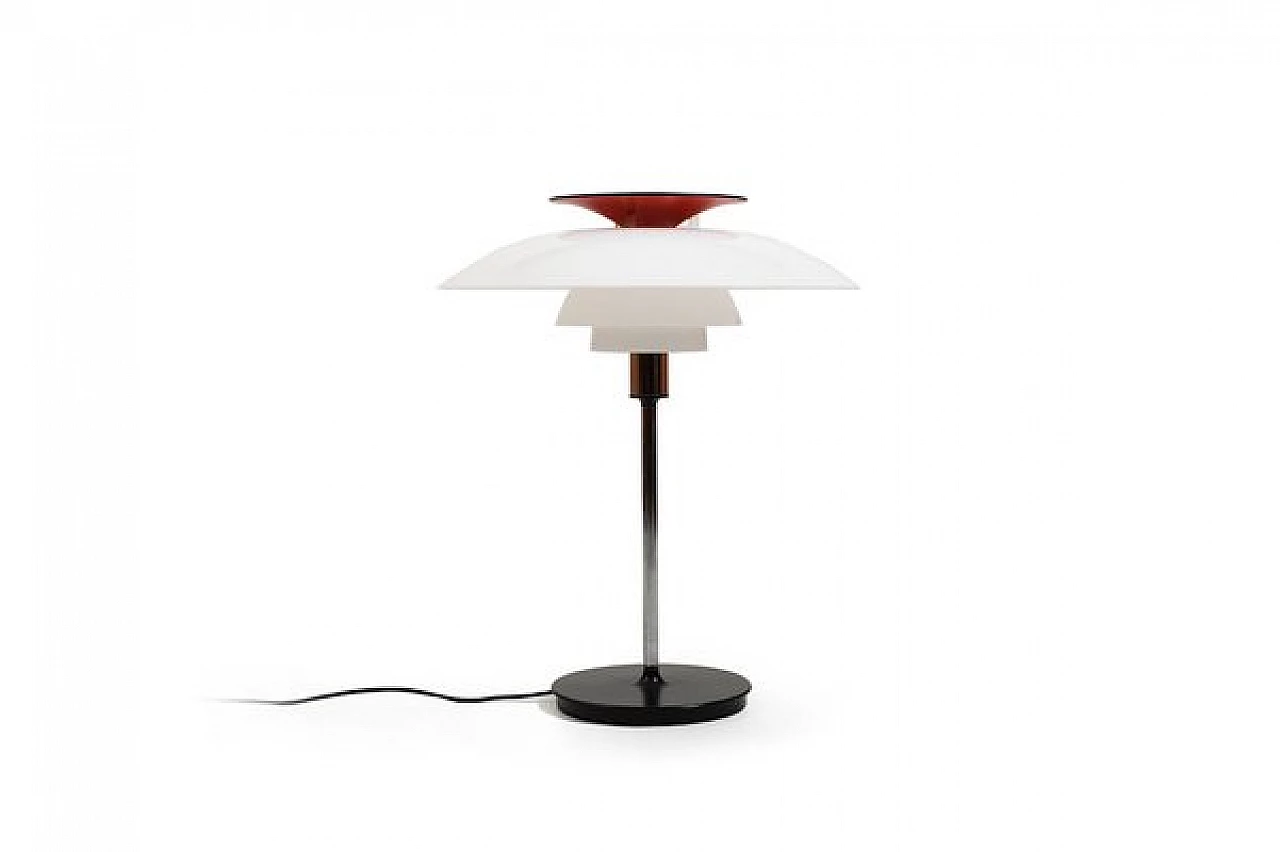 Lampada da tavolo PH80 di Poul Henningsen per Louis Poulsen, anni '80 1