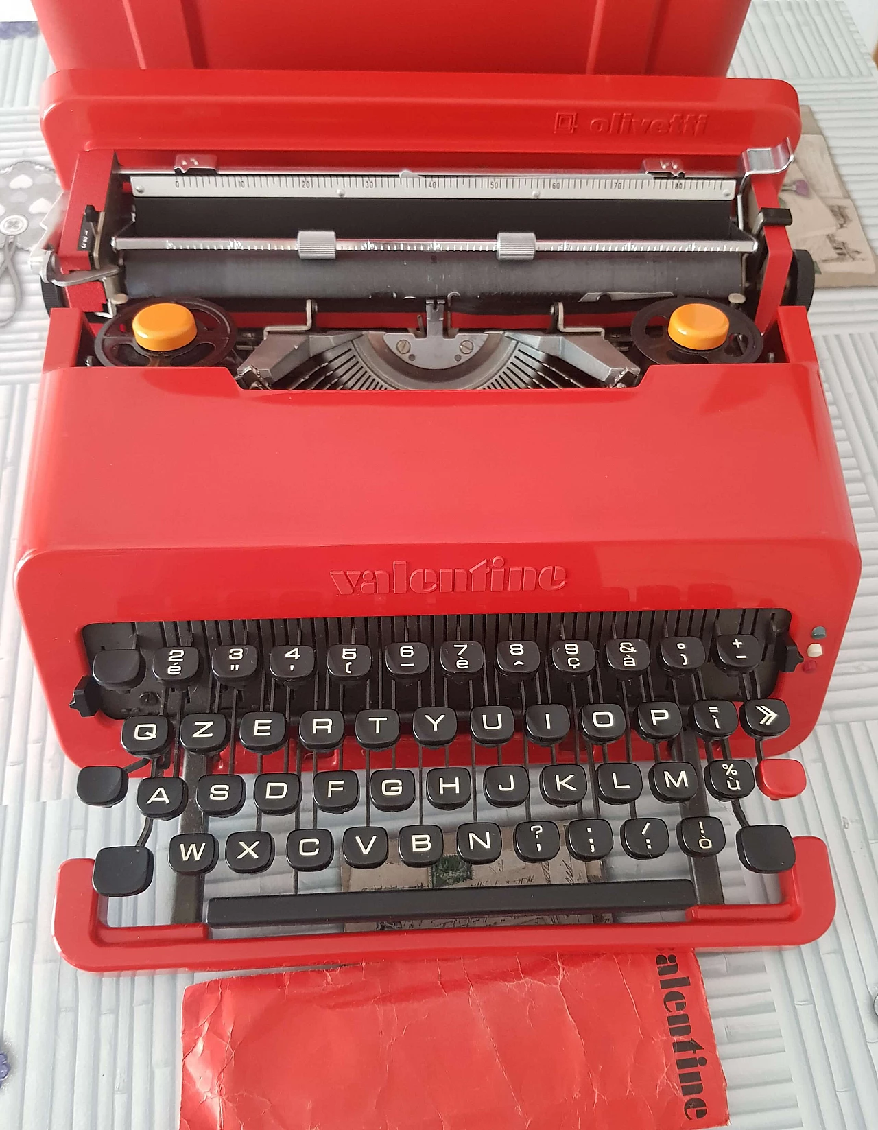 Valentine typewriter by Ettore Sottsass for Olivetti, 1960s 3