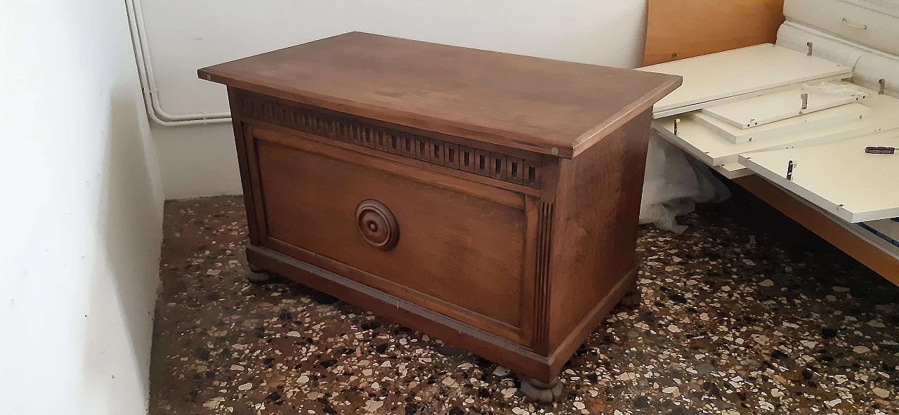 Scrivania in stile ministeriale decapata, anni '20 3