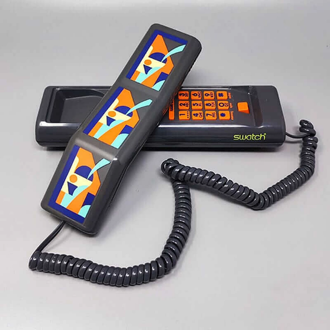 Deco Swatch Twin Phone landline phone, 1980s 5