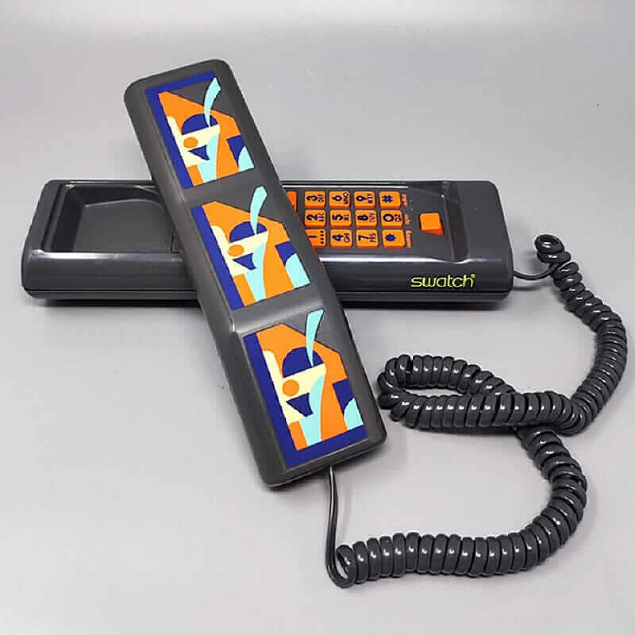 Deco Swatch Twin Phone landline phone, 1980s 6