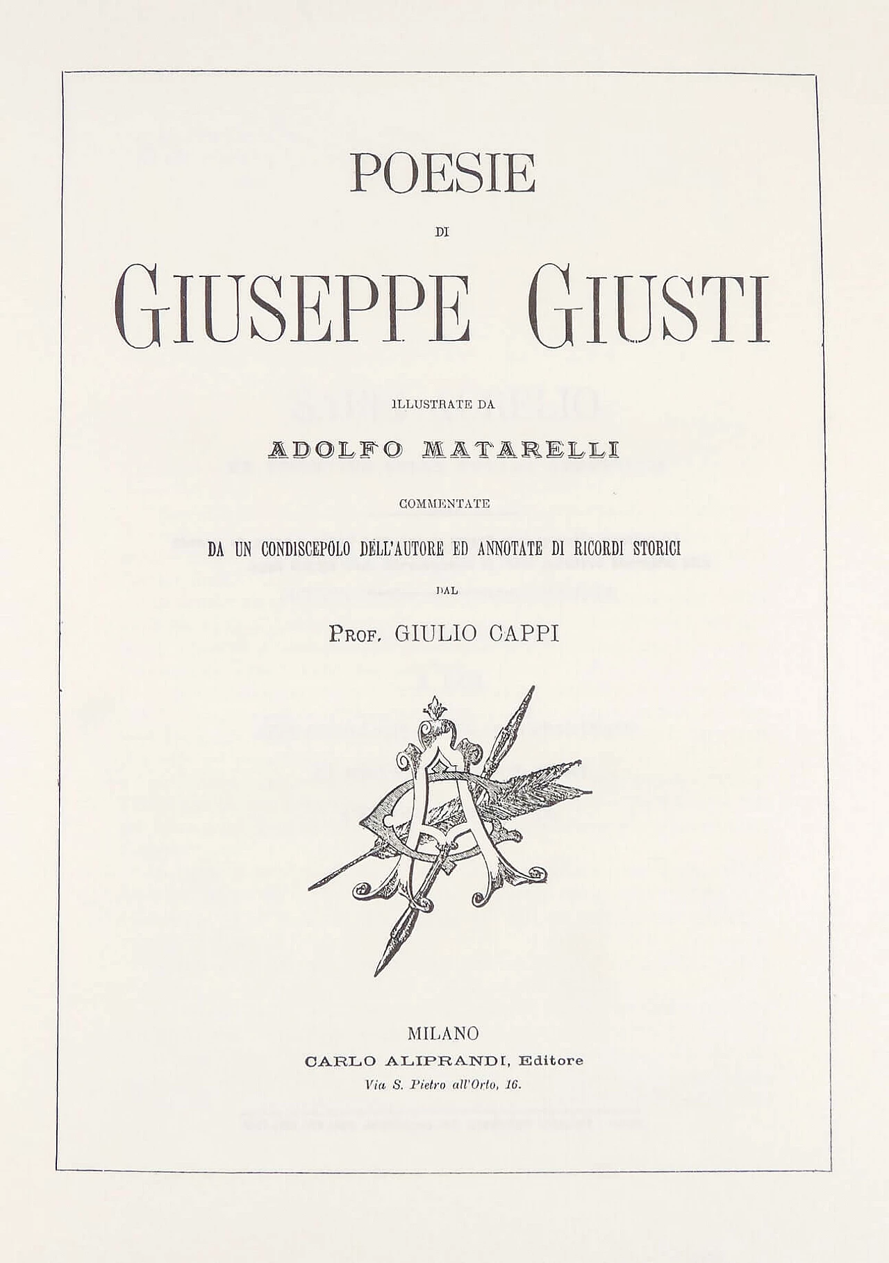 Libro di poesie di Giuseppe Giusti illustrate da A. Matarelli, 1969 5