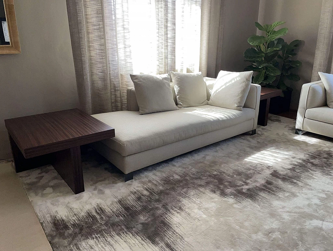 Coppia di tavolini in palissandro, anni 2000 4