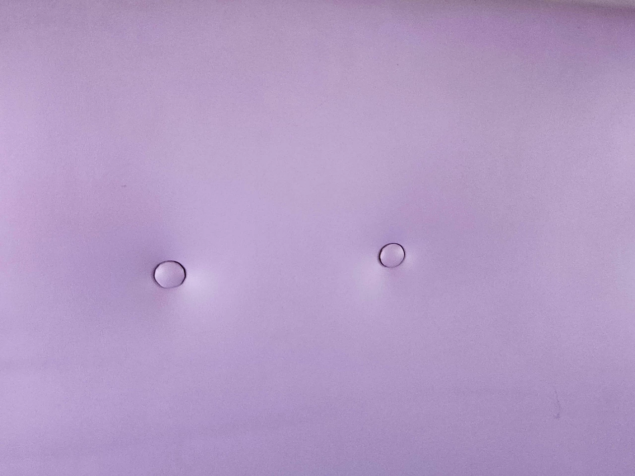 Two-seater lilac skai and iron sofa, 1950s 5