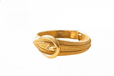 Rigid belt bracelet 18K gold by Avon, 1970s