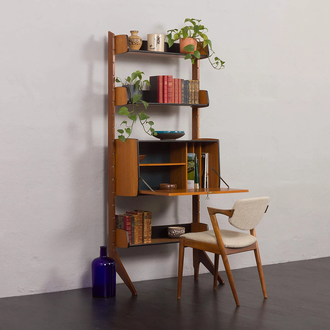 Ergo bookcase with desk by Texmon and Blindheim for Blindheim Mobelfabrikk, 1960s 1