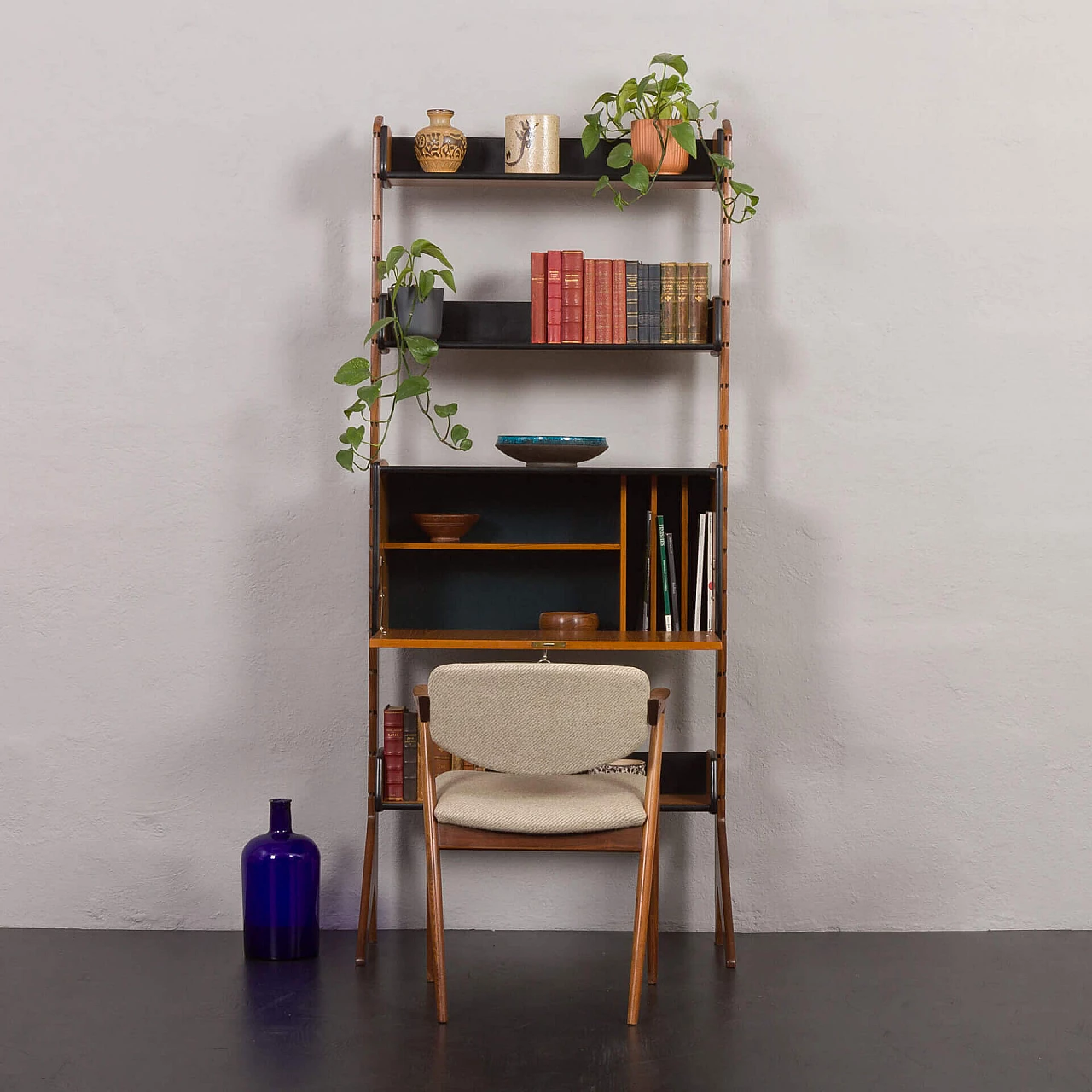 Ergo bookcase with desk by Texmon and Blindheim for Blindheim Mobelfabrikk, 1960s 2