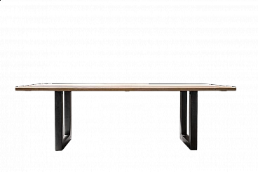 Brushed fir table, 2000s