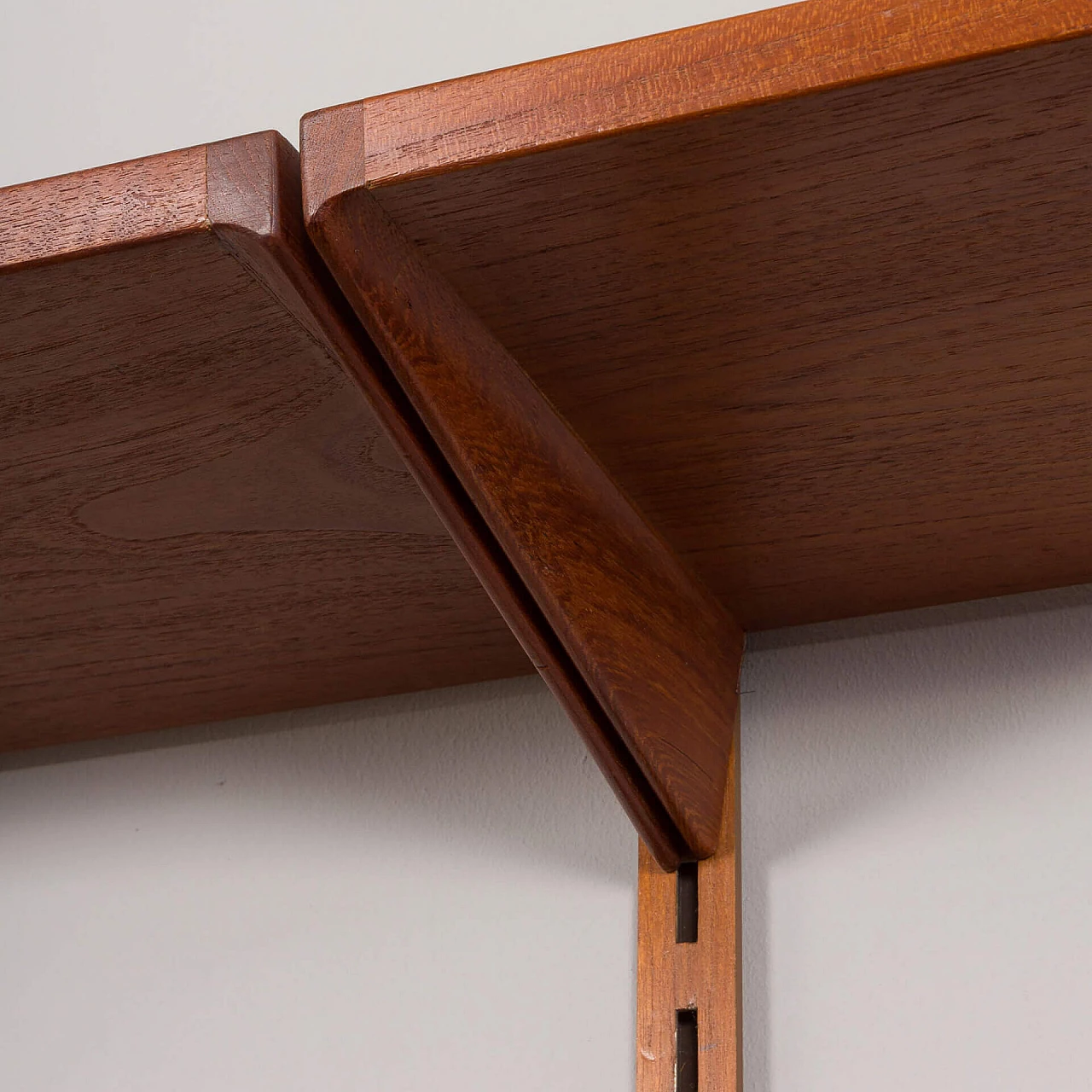 Hanging bookcase with desk by Kai Kristiansen for FM Mobler, 1960s 8