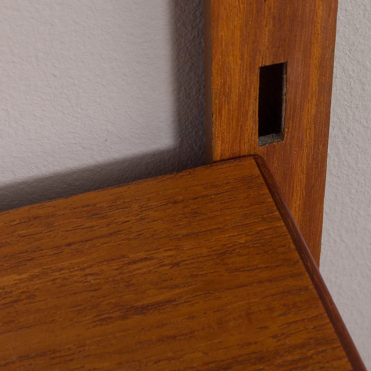 Hanging bookcase with desk by Kai Kristiansen for FM Mobler, 1960s 10