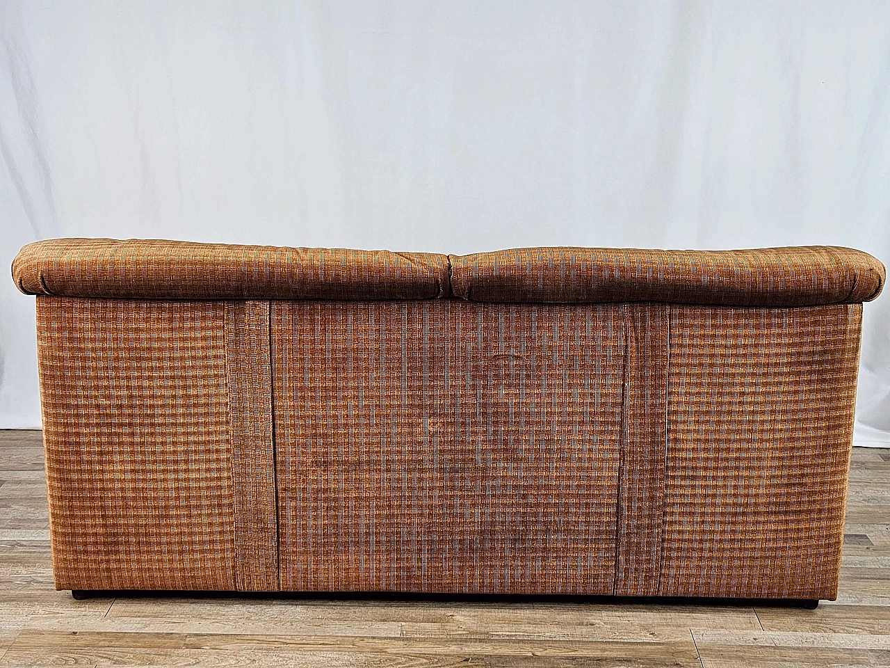 Two-seater brown fabric sofa by Doimo, 1970s 28