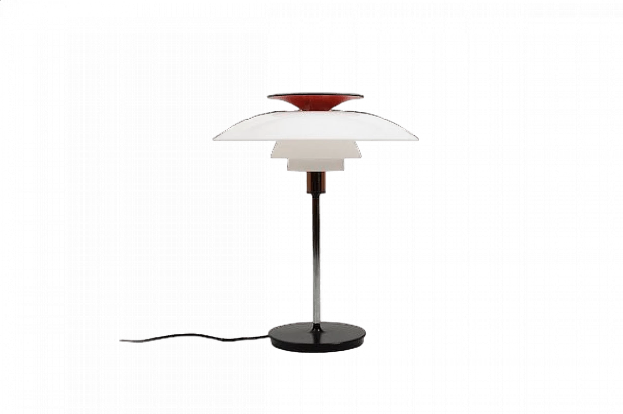 Lampada da tavolo PH80 di Poul Henningsen per Louis Poulsen, anni '80 7